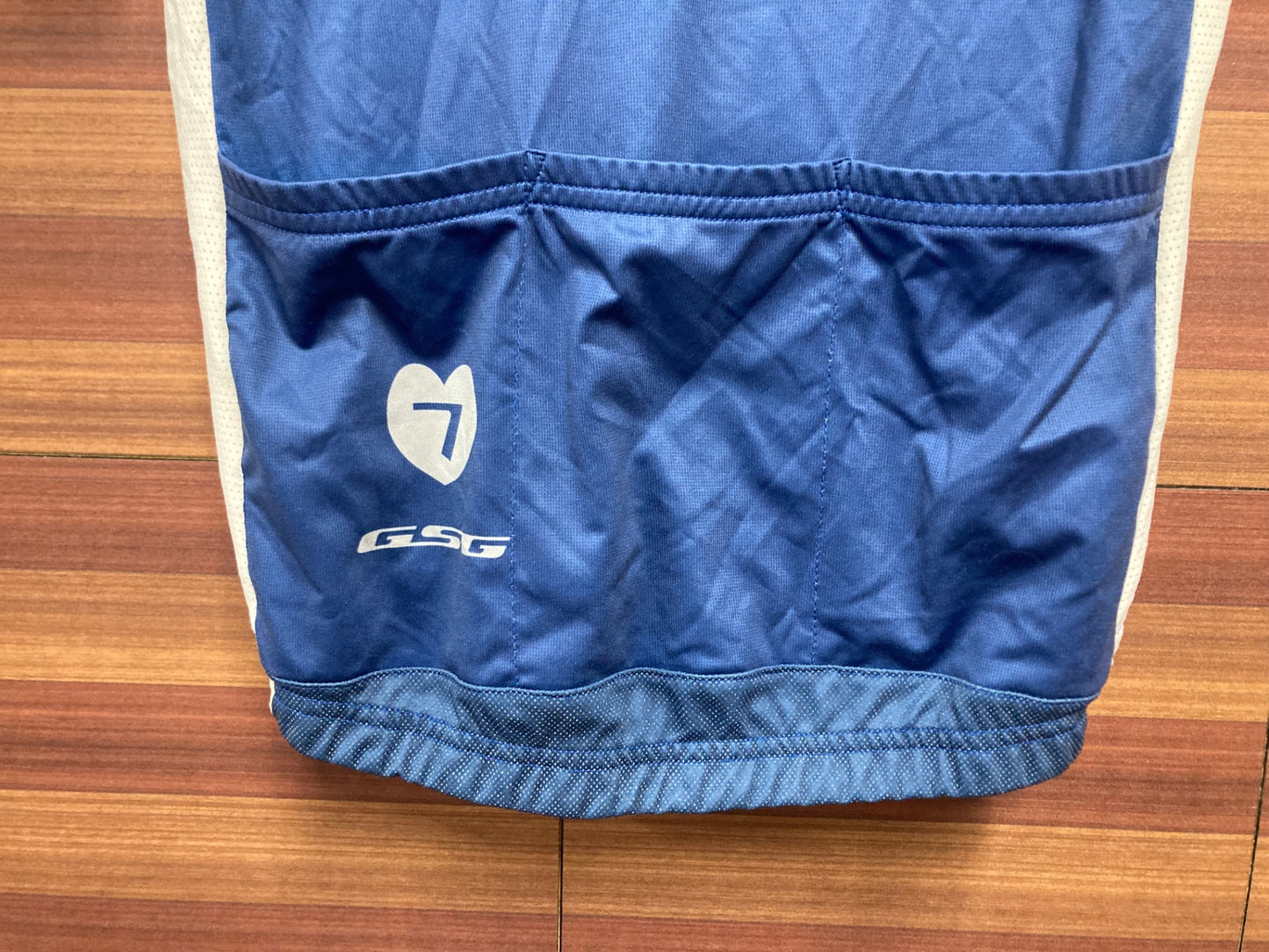 IN391 7ITA GSG 半袖サイクルジャージ 紺 L