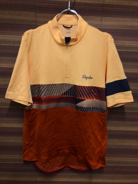 IO882 ラファ Rapha CLASSIC CLIMBS JERSEY 半袖 サイクルジャージ 総柄 XL