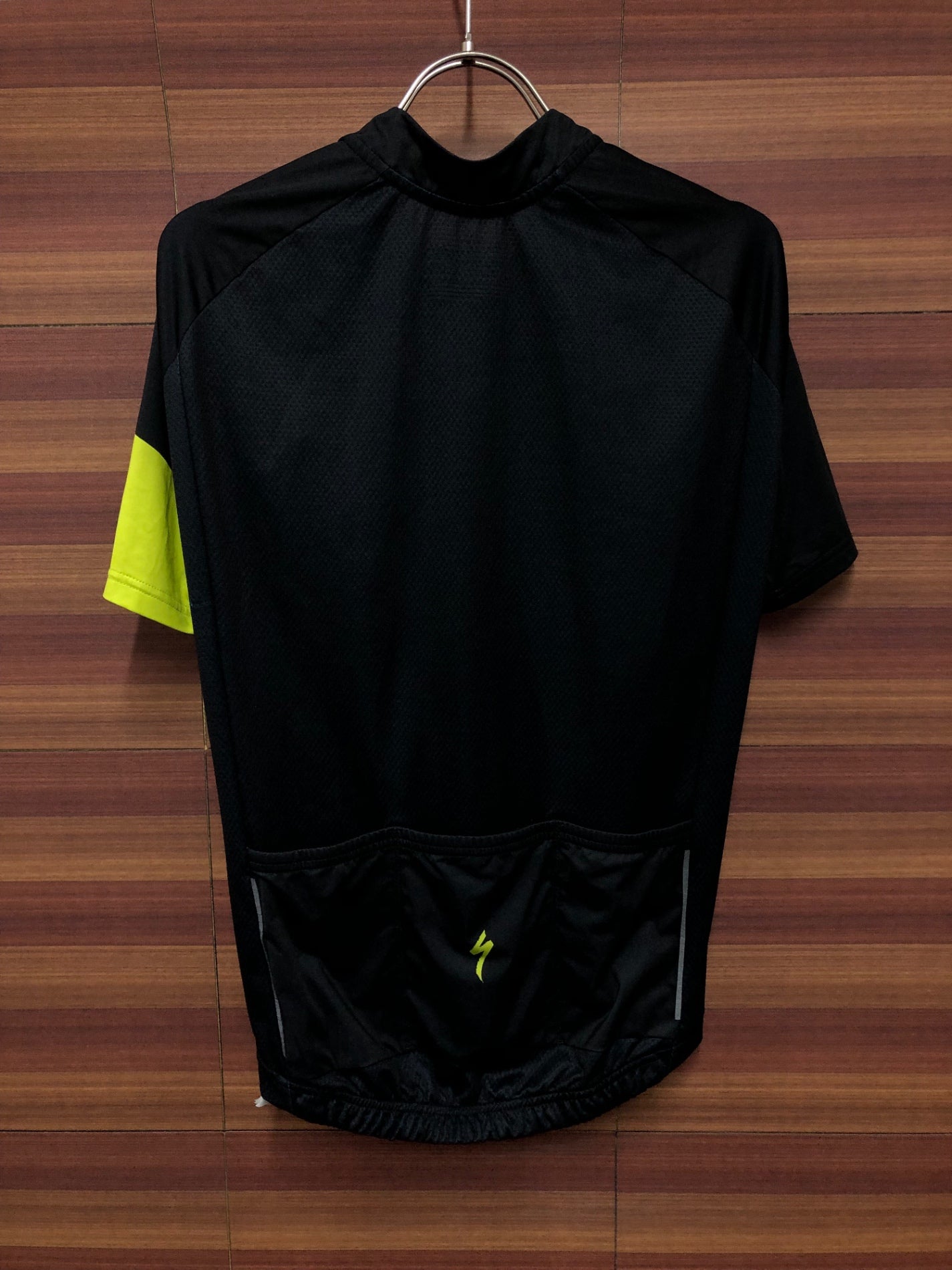 IN581 スペシャライズド SPECIALIZED 半袖サイクルジャージ 黒黄 S