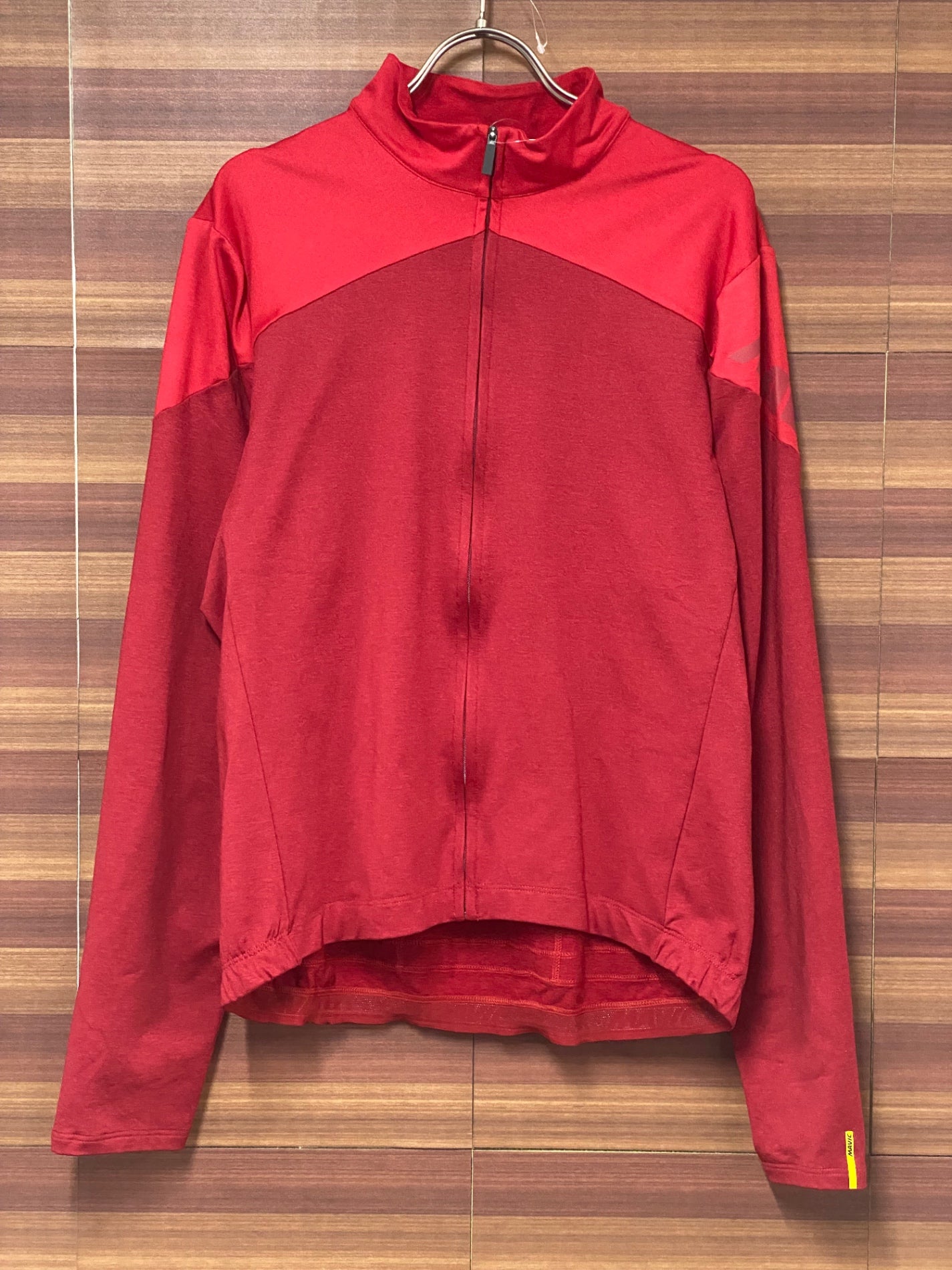 IQ202 マヴィック MAVIC 長袖 サイクルジャケット 赤 L