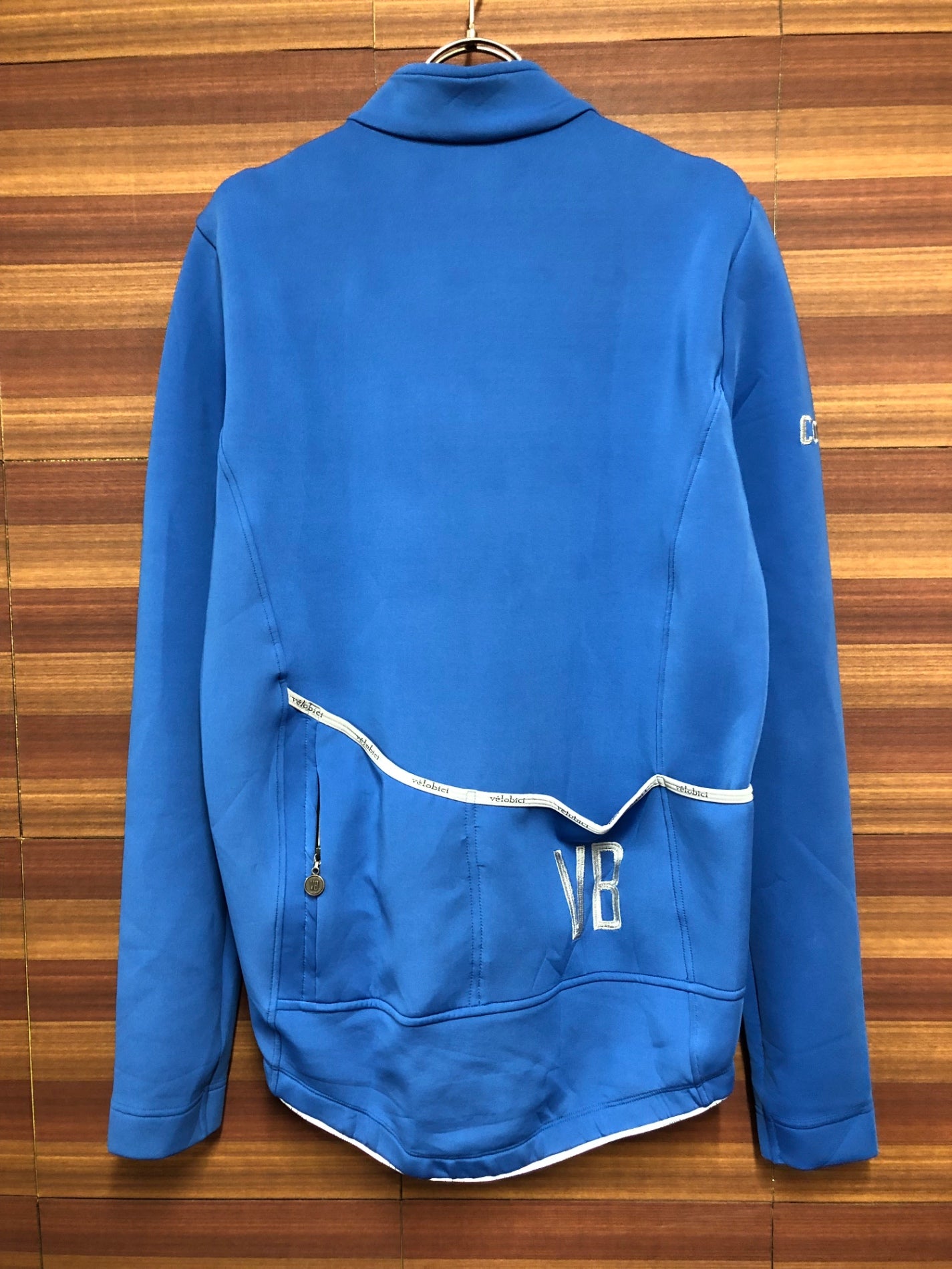IO511 ヴェロビチ velobici COBALTO THERMAL JERSEY 長袖 サイクルジャージ 青 6