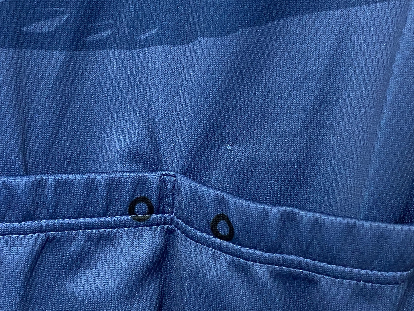 IQ943 ウェイブワン WAVE ONE 半袖サイクルジャージ 青 L GIRLS und PANZER