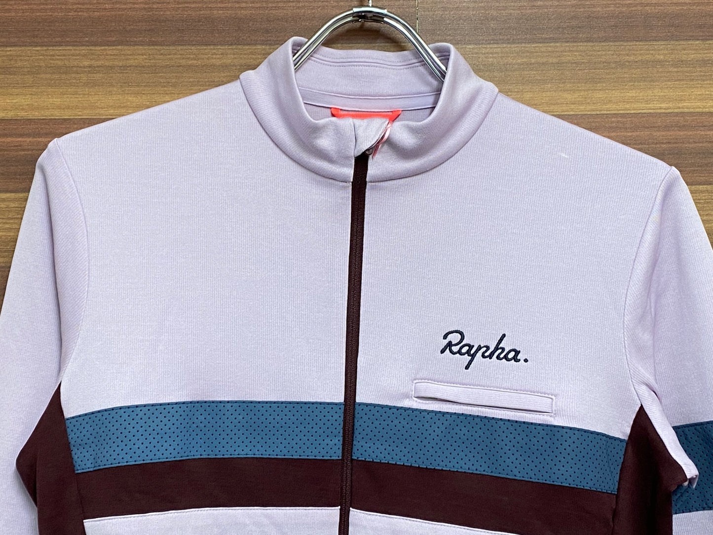 HR926 ラファ Rapha BREVET LONG SLEEVE JERSEY ピンク S