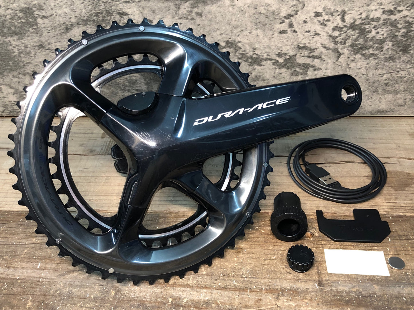 IQ546 シマノ SHIMANO デュラエース DURA-ACE FC-R9100-P パワーメーター クランクセット 175mm 53/39T