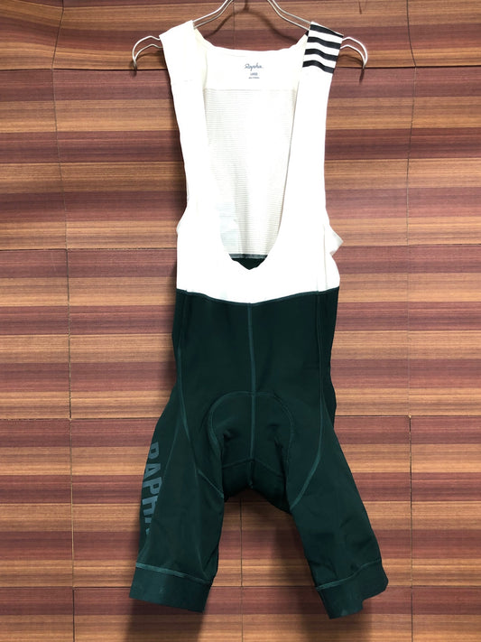 IT541 ラファ Rapha PRO TEAM WINTER BIB SHORTS ビブショーツ 緑 L 裏起毛