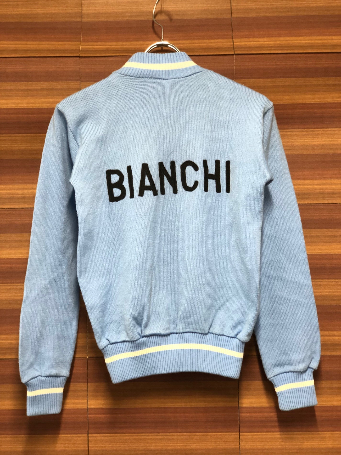 IT693 EUROACRIILビアンキ Bianchi 長袖メッシュ サイクルジャージ 水色 46