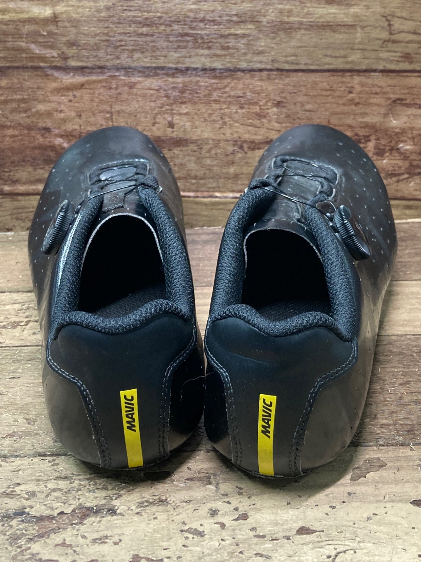 IN408 マヴィック MAVIC エナジーコンプ エルゴ フィットENERGY COMP ERGO FIT ビンディングシューズ EU41 1/3黒 BOA傷有り