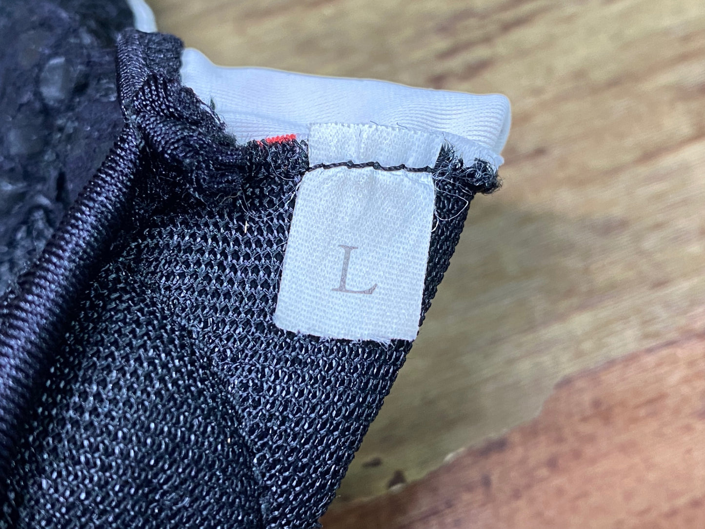 IY633 パンダーニ Pandani 指切り グローブ 白 黒 L