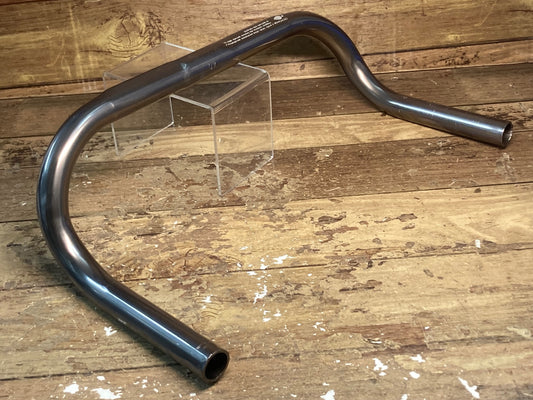 IL930 ITM クロノピエガ CRONO PIEGA アルミ ブルホーンバー TTハンドル Φ25.8 エンドC-C375mm カット済み