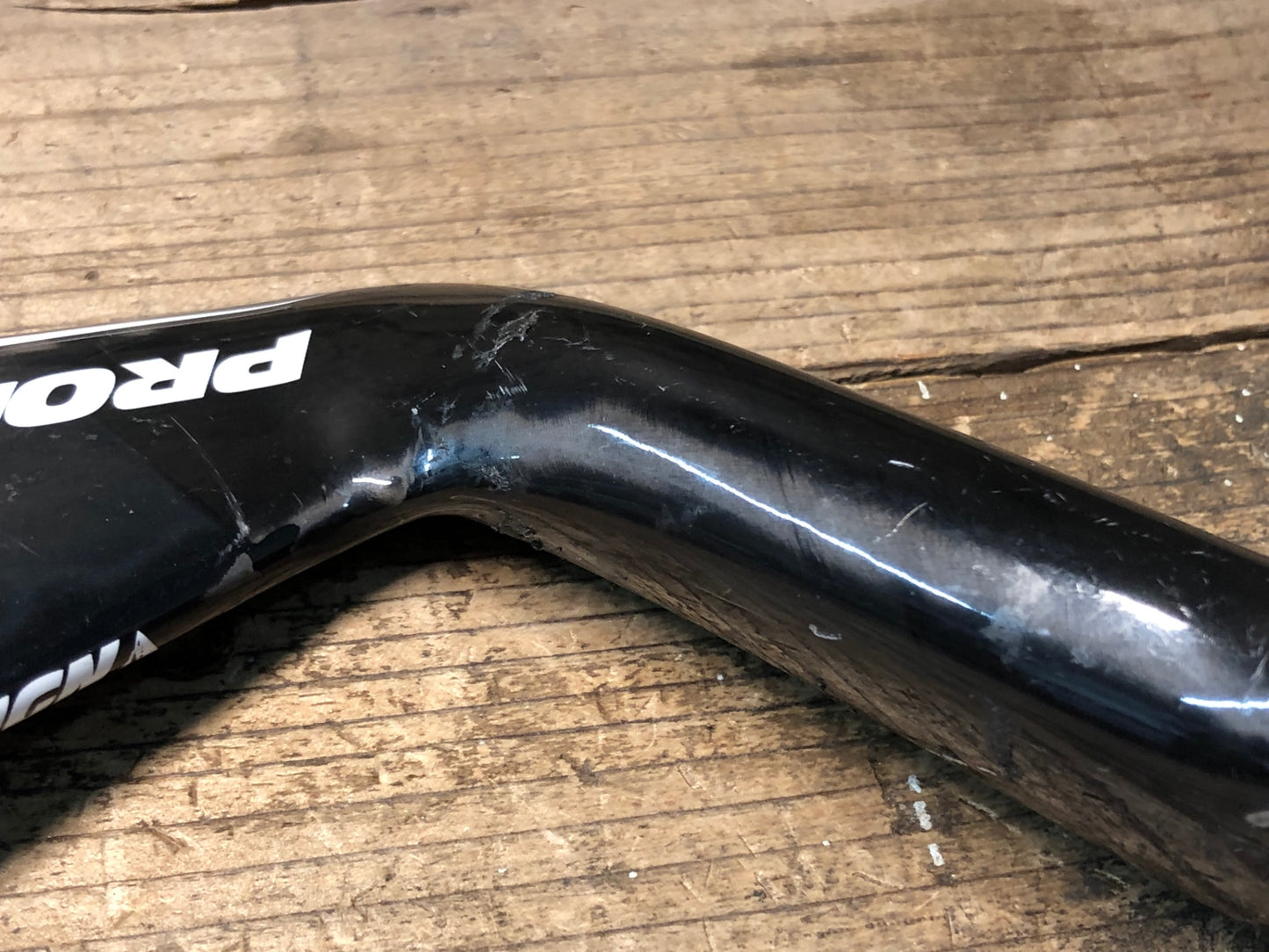 JA100 プロファイルデザイン PROFILE DESIGN PROSVET カーボン ベースバー エンドC-C420mm Φ31.8 ※クランプ傷