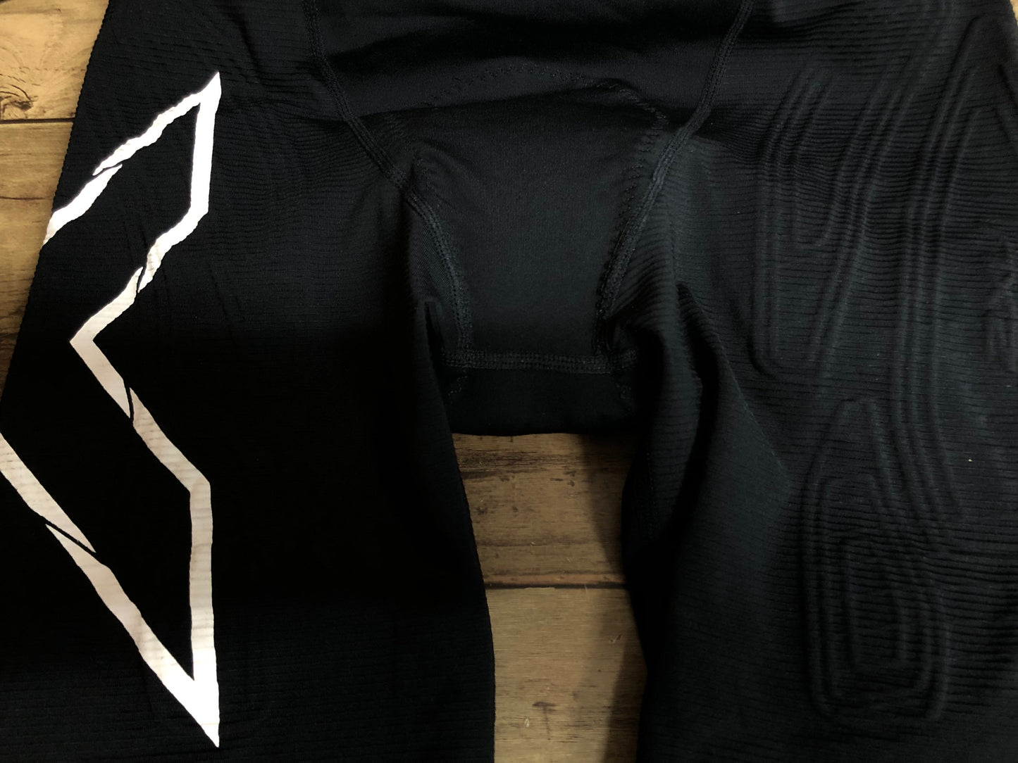 IN583 ツータイムズユー 2XU ワンピース 半袖 サイクルジャージ 白黒 S