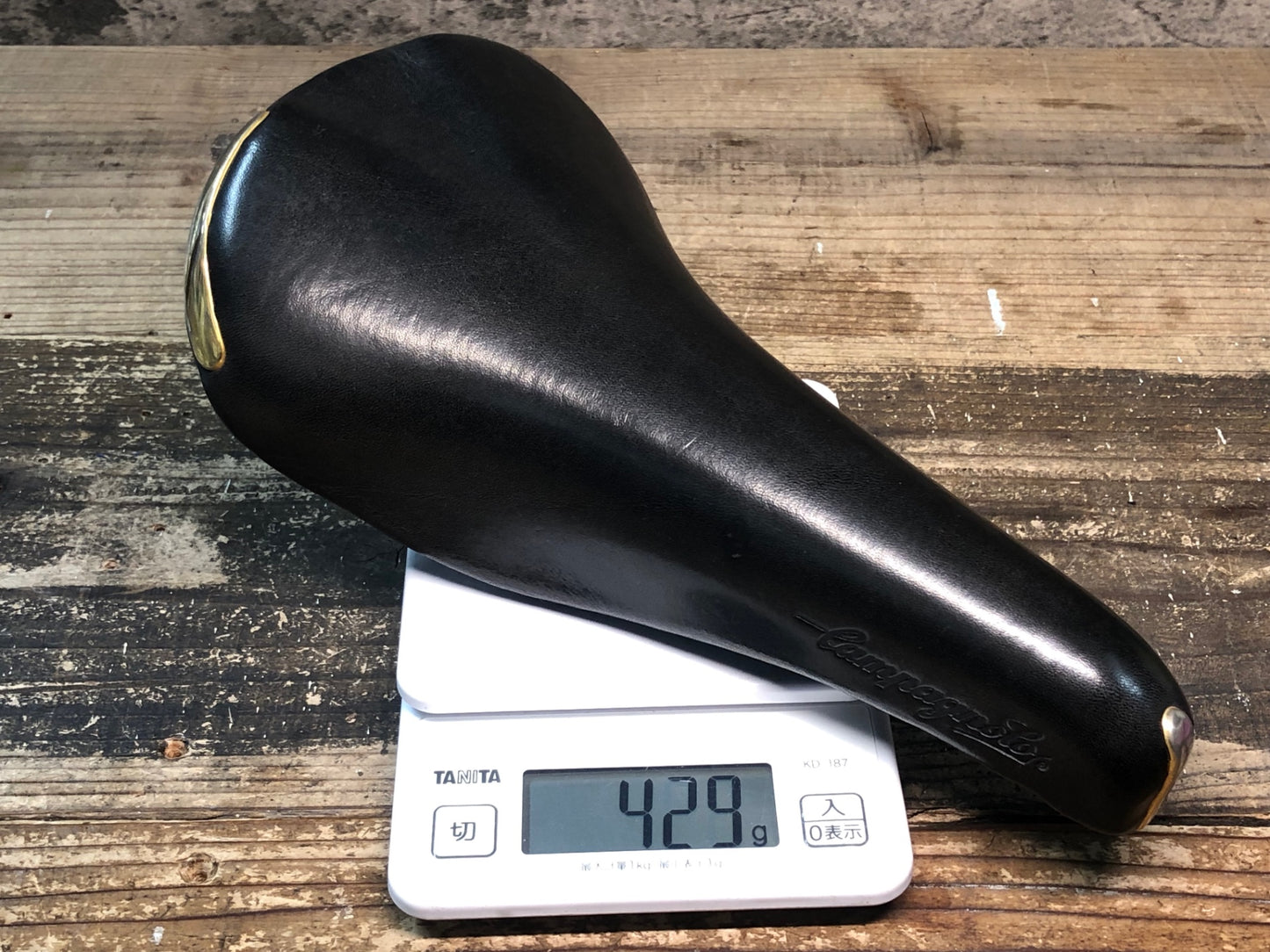 IY974 カンパニョーロ Campagnolo エレクタ Electa サドル スチールレール ブラック