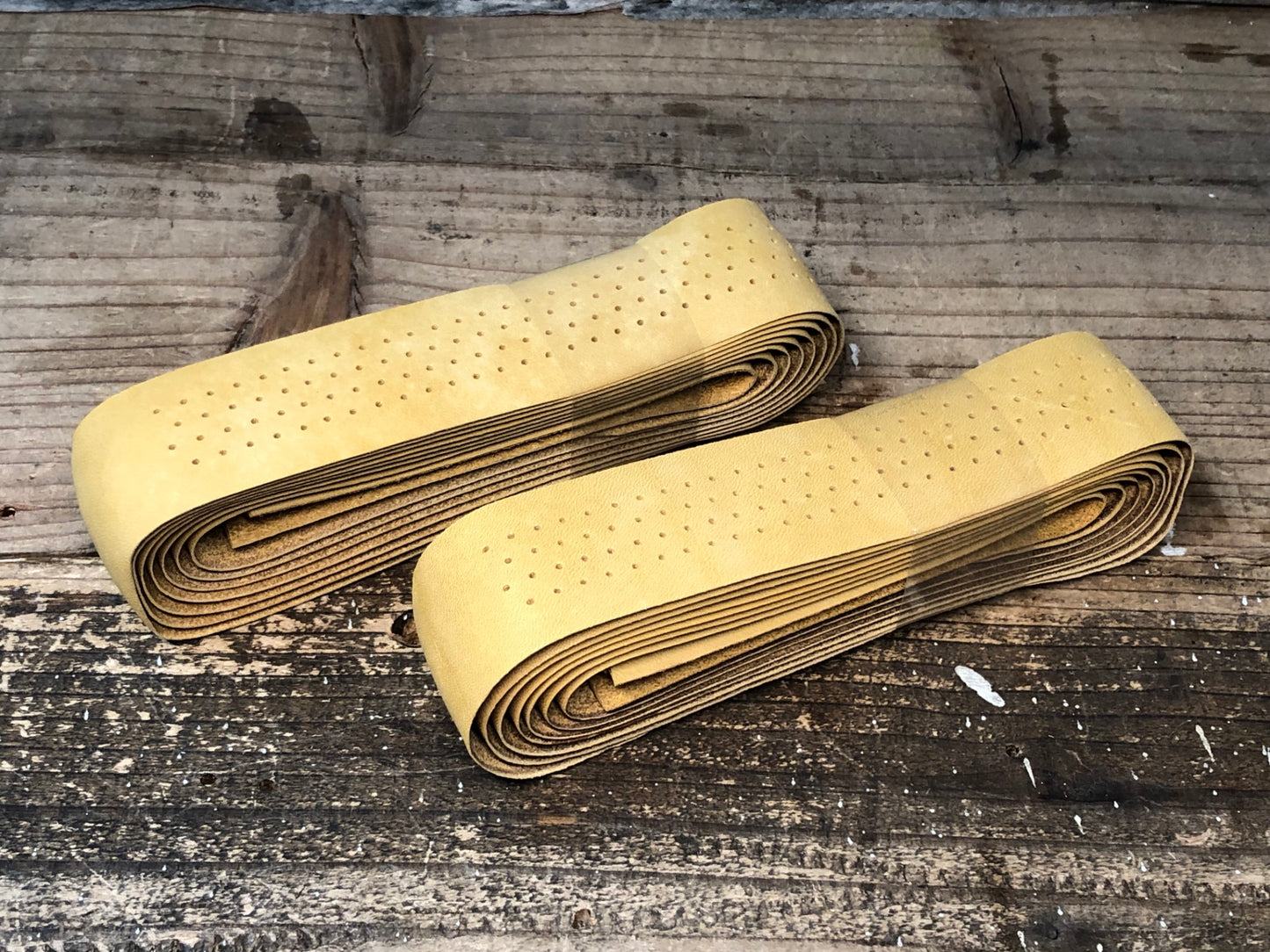 IO829 ブルックス BROOKS 皮 バーテープ マスタード 未使用