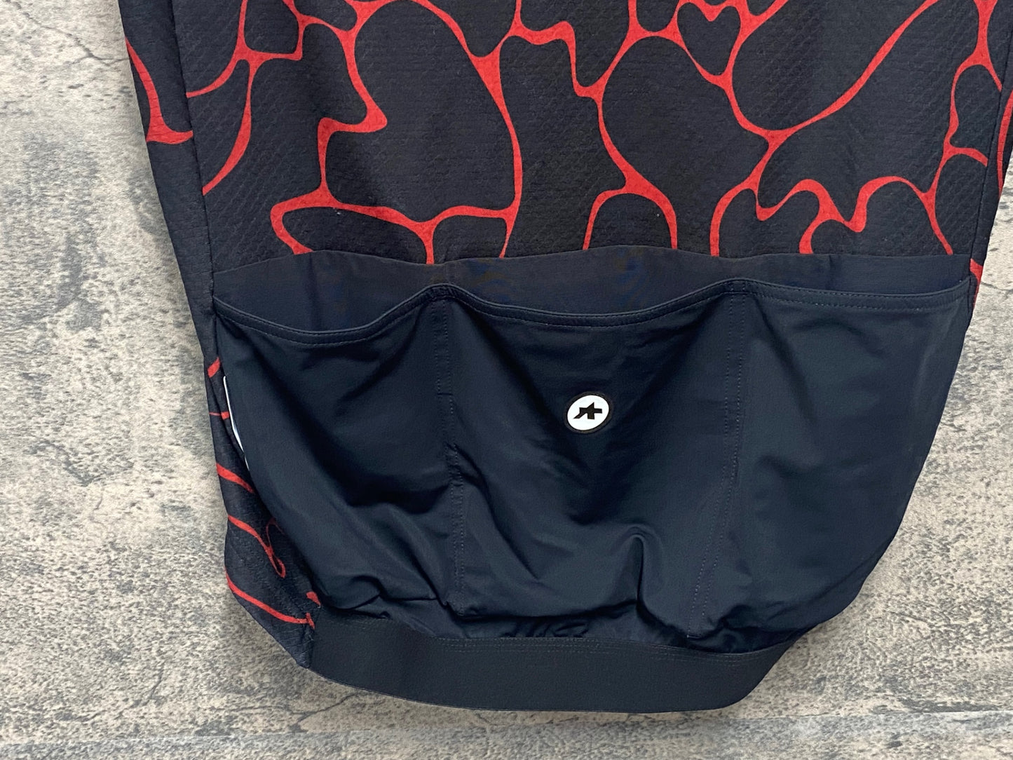 IY601 アソス ASSOS MILLE GT SUMMER SS JERSEY C2-VOGANSKI 半袖 サイクルジャージ 赤 黒 L