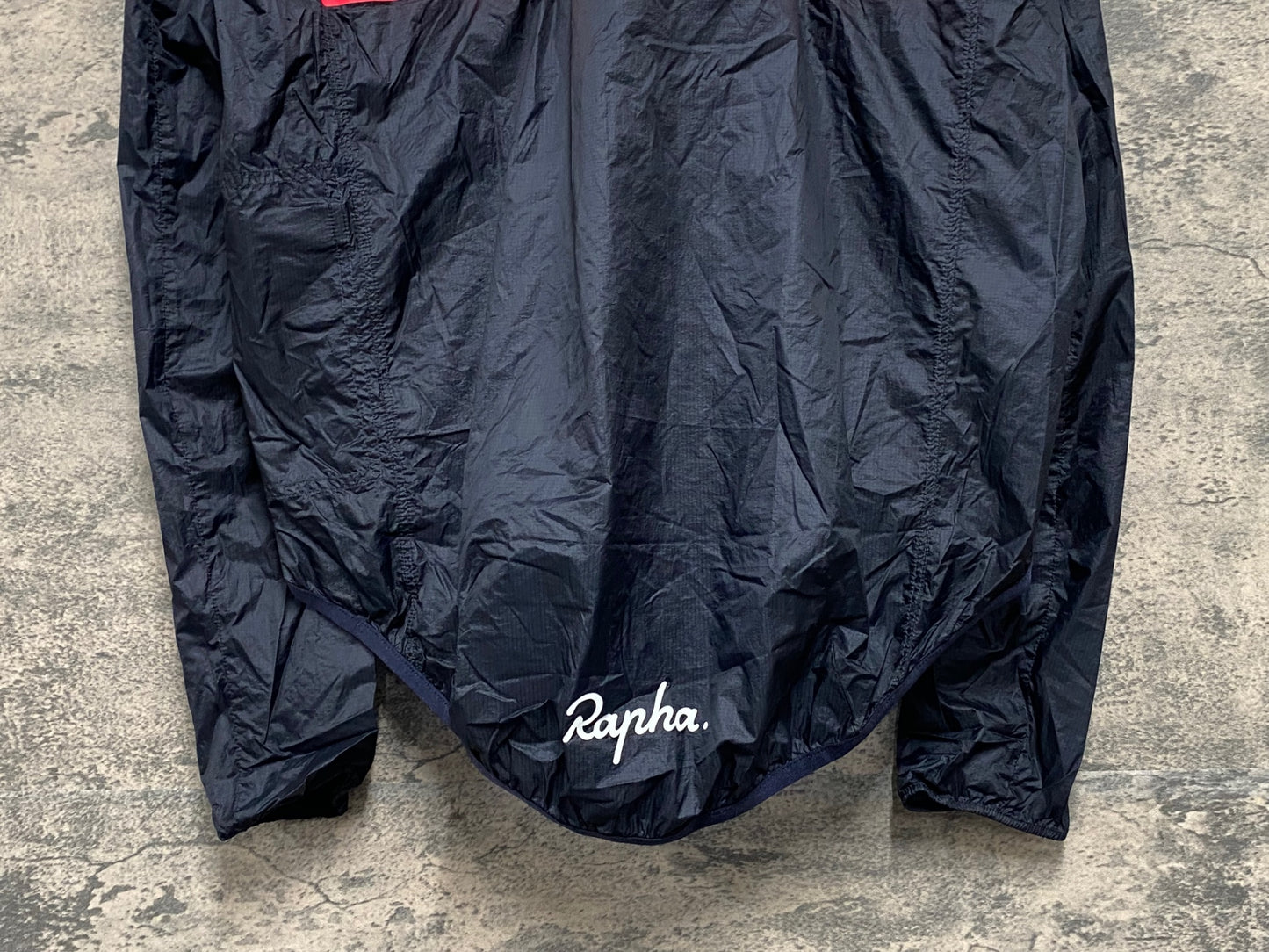 JB007 ラファ Rapha BREVET FLYWEIGHT WIND JACKET 長袖 ウィンドブレーカー 紺 L