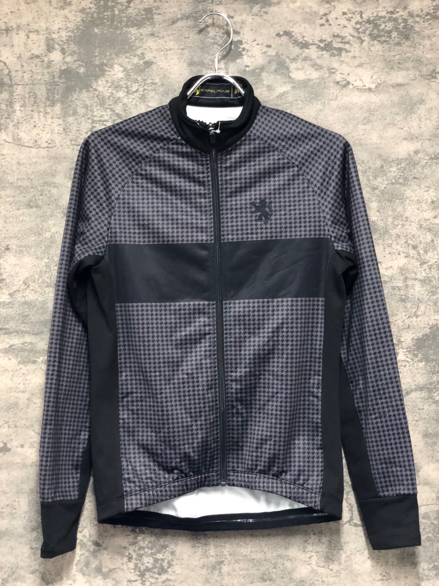 JB708 カペルミュール KAPELMUUR 長袖 サイクルジャージ 黒 裏起毛 M
