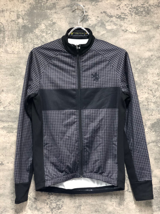 JB708 カペルミュール KAPELMUUR 長袖 サイクルジャージ 黒 裏起毛 M