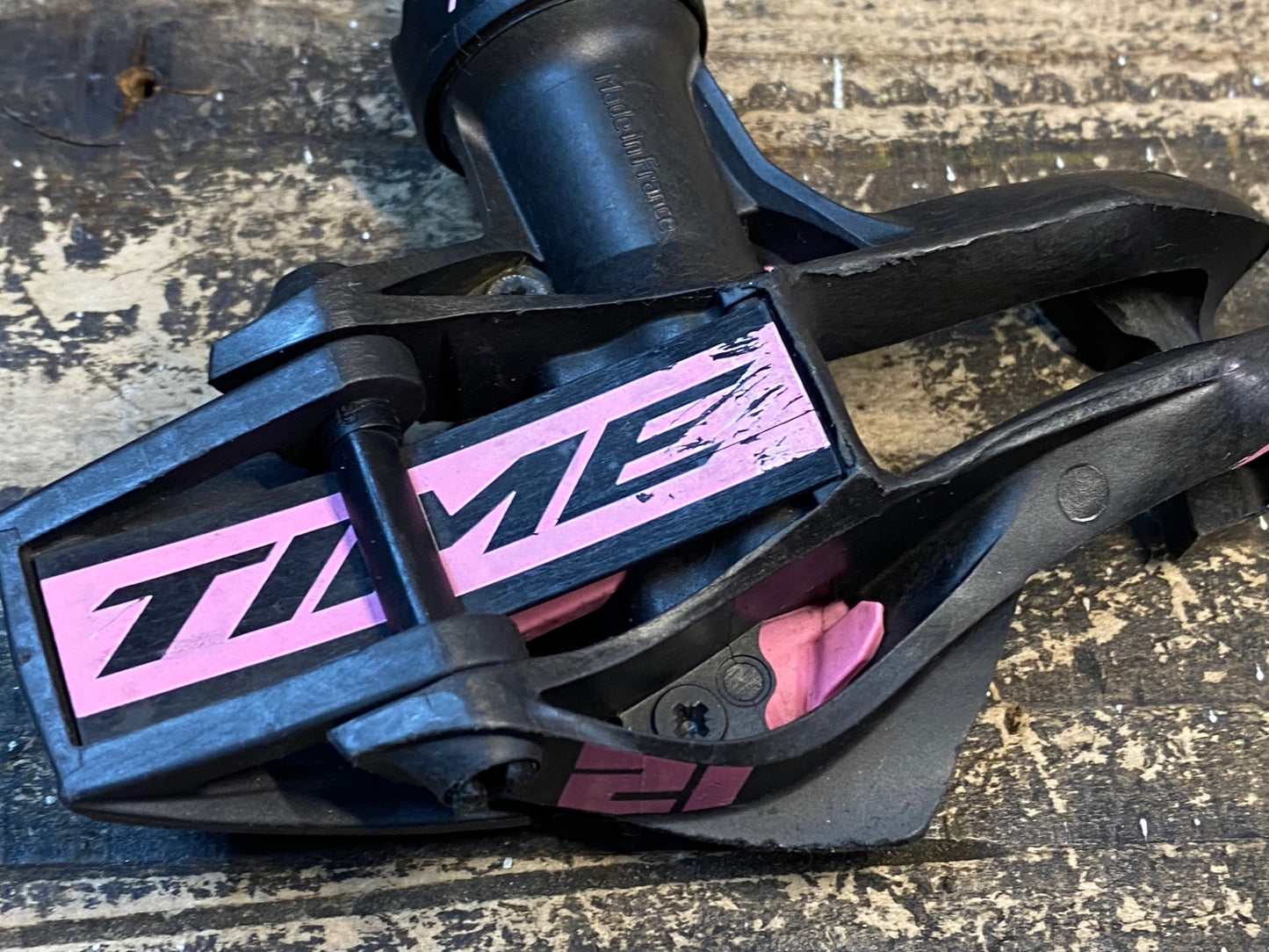 IZ641 タイム TIME XPRESSO12 ビンディングペダル チタンシャフト ピンク