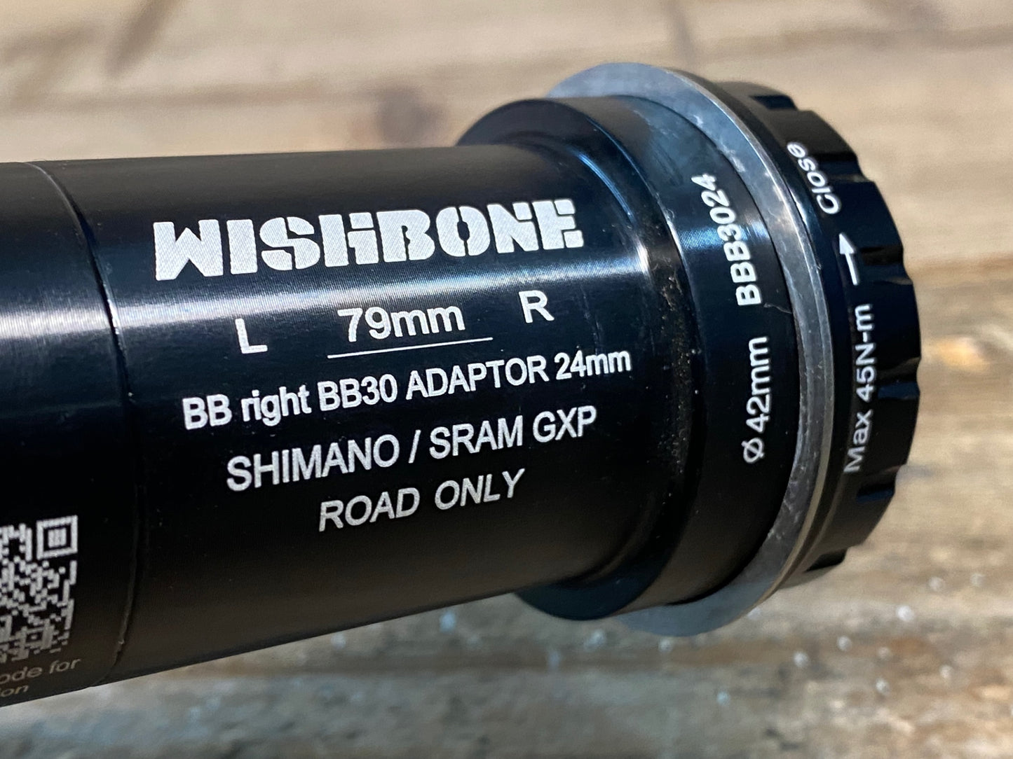 IN920 ウィッシュボーン WISHBONE BBB3024 ボトムブラケット SHIMANO/SRAM GXP