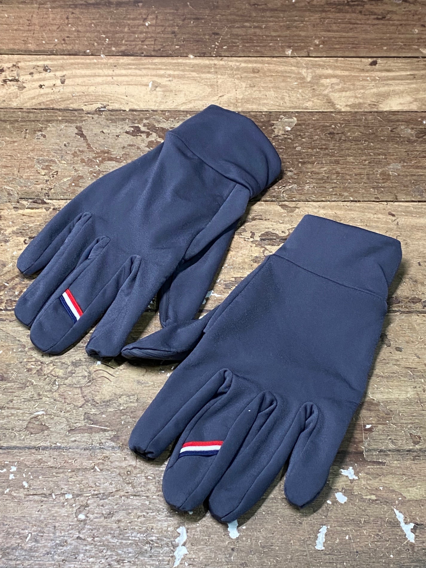 IO580 カフェドシクリステ CAFE DU CYCLISTE LIGHT GLOVES 長指 サイクルグローブ 裏起毛 グレー M