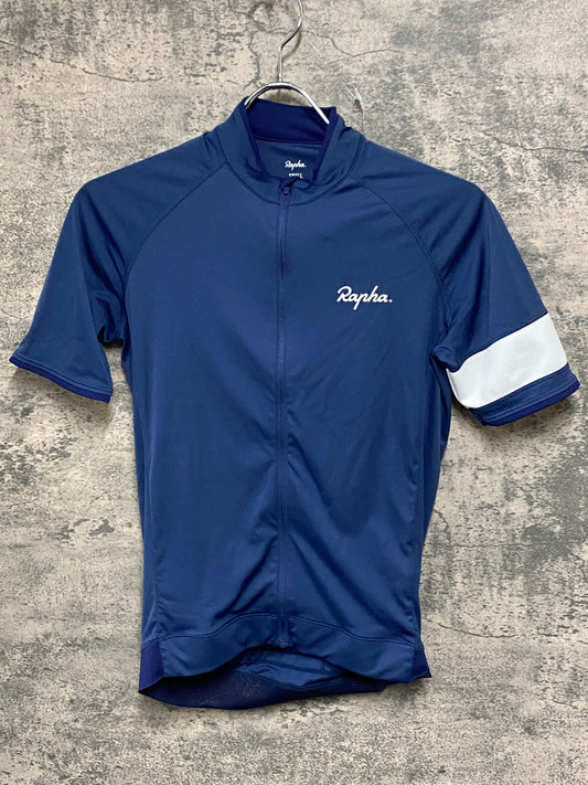 JC296 ラファ rapha CORE JERSEY 半袖 サイクルジャージ 青 S