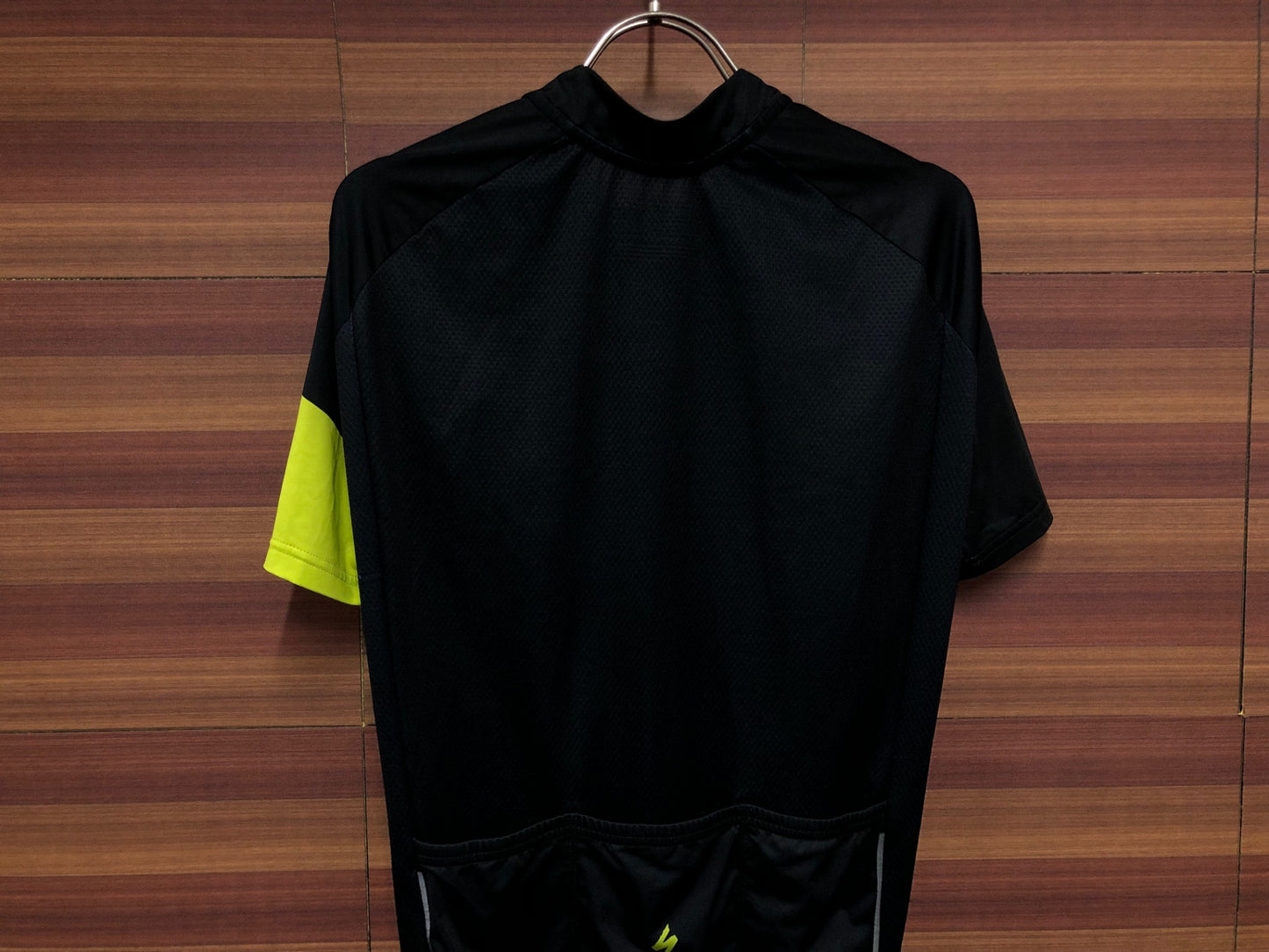 IN581 スペシャライズド SPECIALIZED 半袖サイクルジャージ 黒黄 S