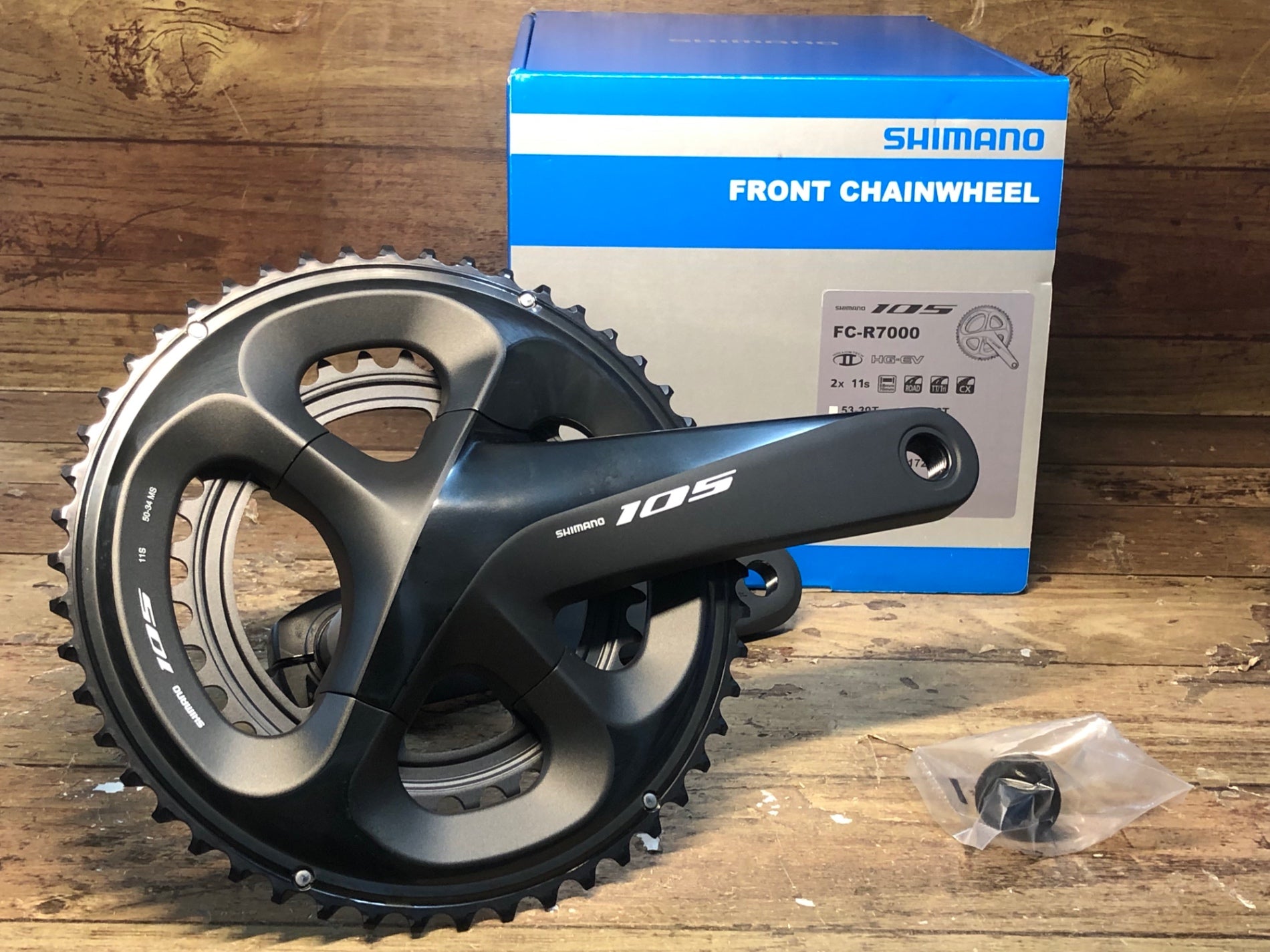 IE367 シマノ SHIMANO 105 FC-R7000 クランクセット 50/34T 160mm 2x11S 未使用 – BICI AMORE  EQ STORE