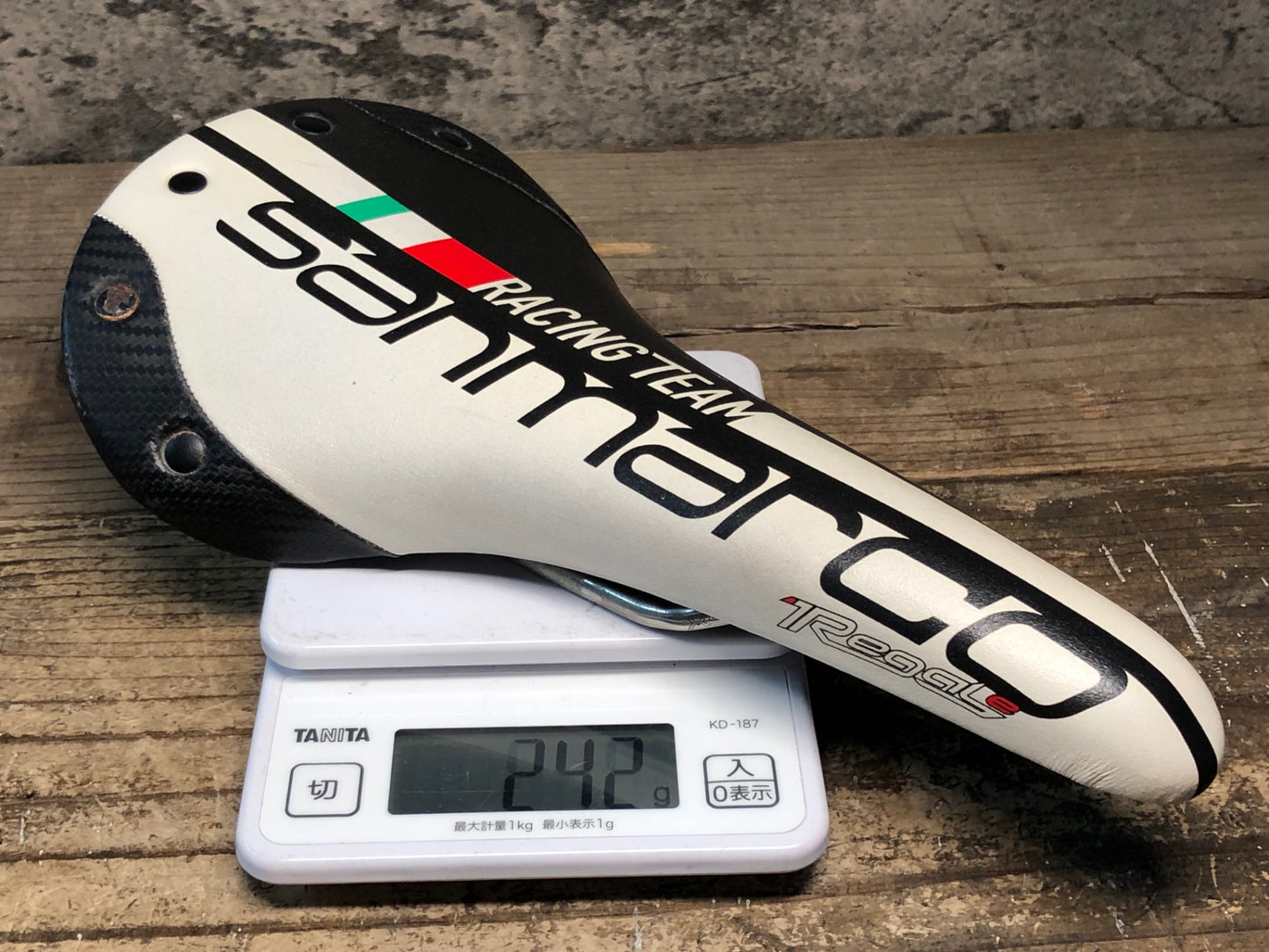 JA065 セラサンマルコ selle sanmarco リーガル Regal e RACING TEAM サドル XSILITEレール 白 黒