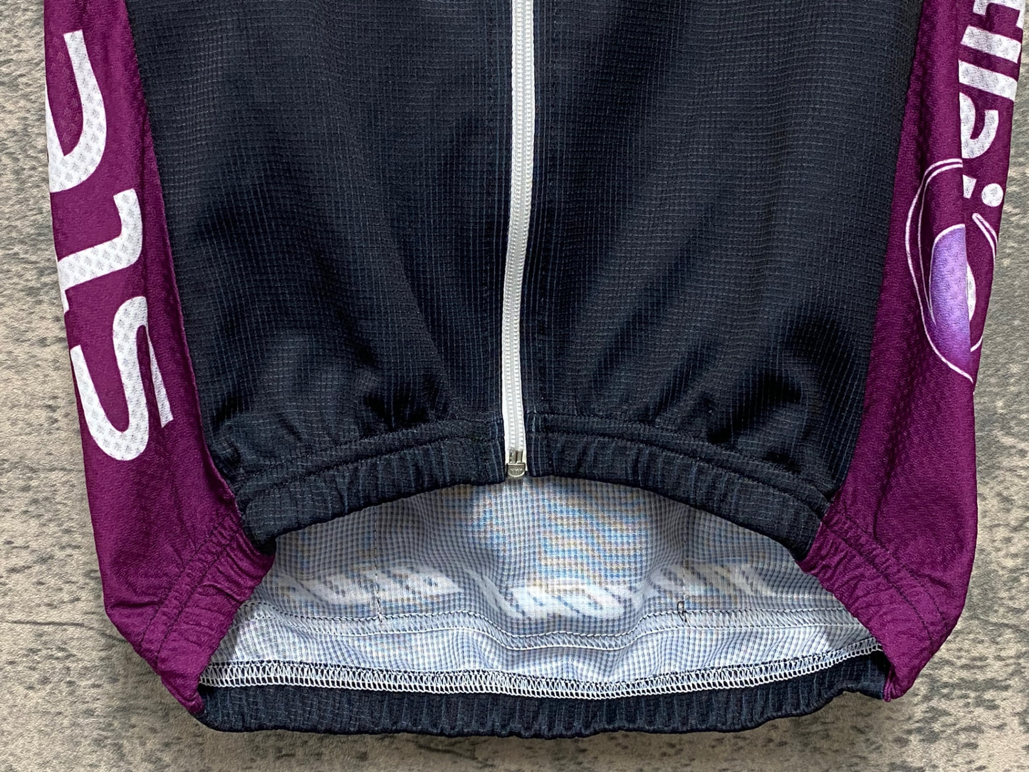 IZ996 ビオレーサー BIORACER ヨーロッパクラブチームジャージ 半袖 サイクルジャージ 黒紫 S