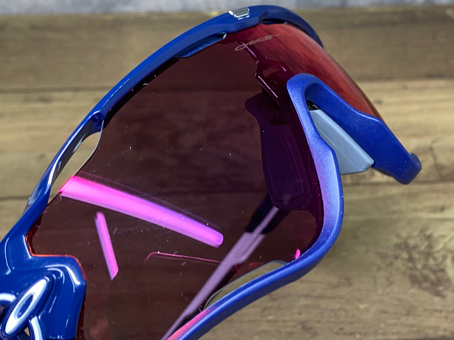 JB134 オークリー OAKLEY JAWBREAKER サングラス アイウェア 紺 PRIZMレンズ CUSTOM