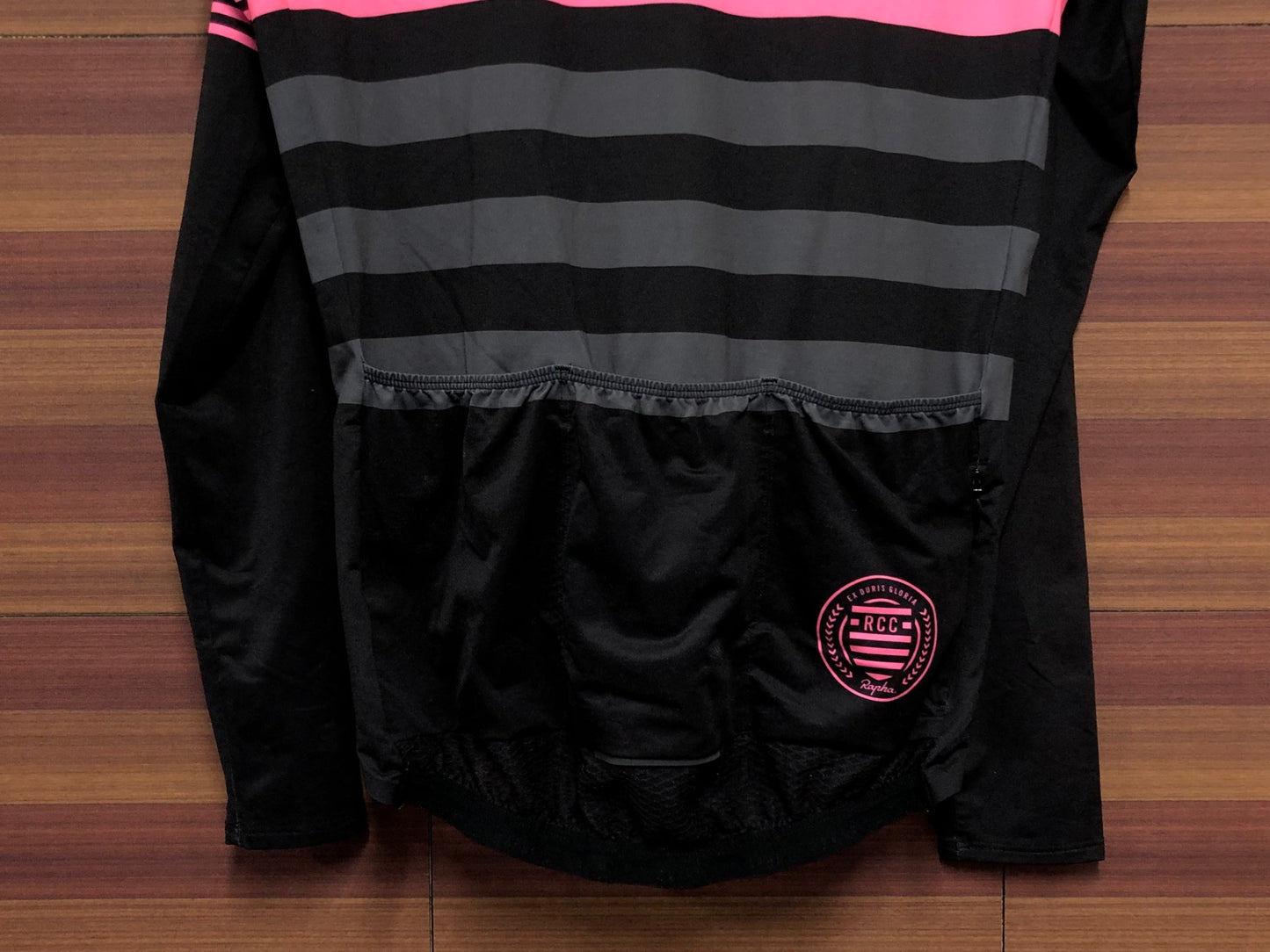 IP095 ラファ Rapha RCC PRO TEAM LONG SLEEVE MIDWEIGHT JERSEY 長袖 サイクルジャージ 黒 S