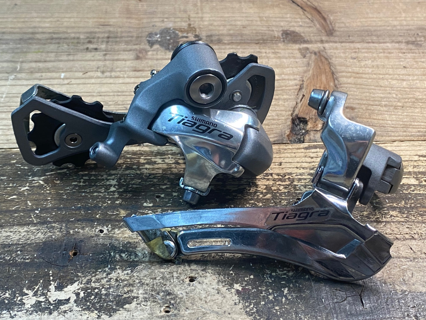 GO879 シマノ Shimano ティアグラ Tiagra FD-4600 RD-4600 前後ディレイラーセット 2x10s