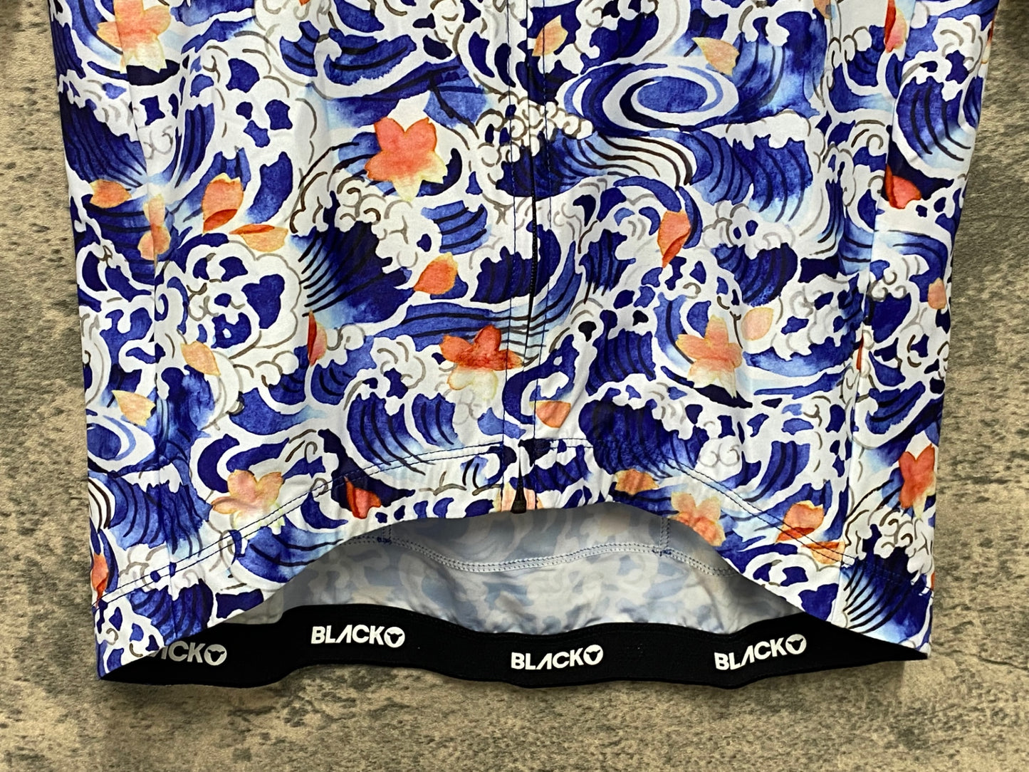 JB511 ブラックシープ BLACK SHEEP 半袖 サイクルジャージ 青 白 M JAPAN