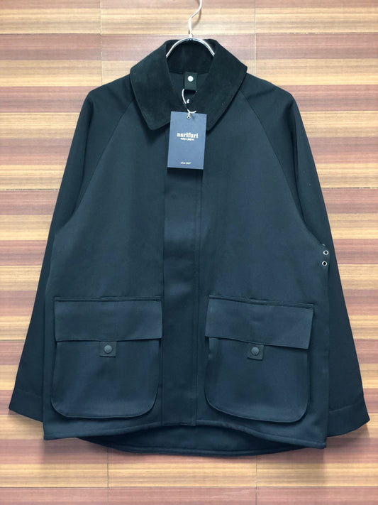 IM055 ナリフリ narifuri NF2072 ハンティングブルゾン 黒 S