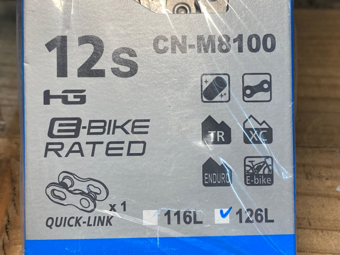 IO414 シマノ SHIMANO CN-M8100 クイックリンク チェーン 12S 126L