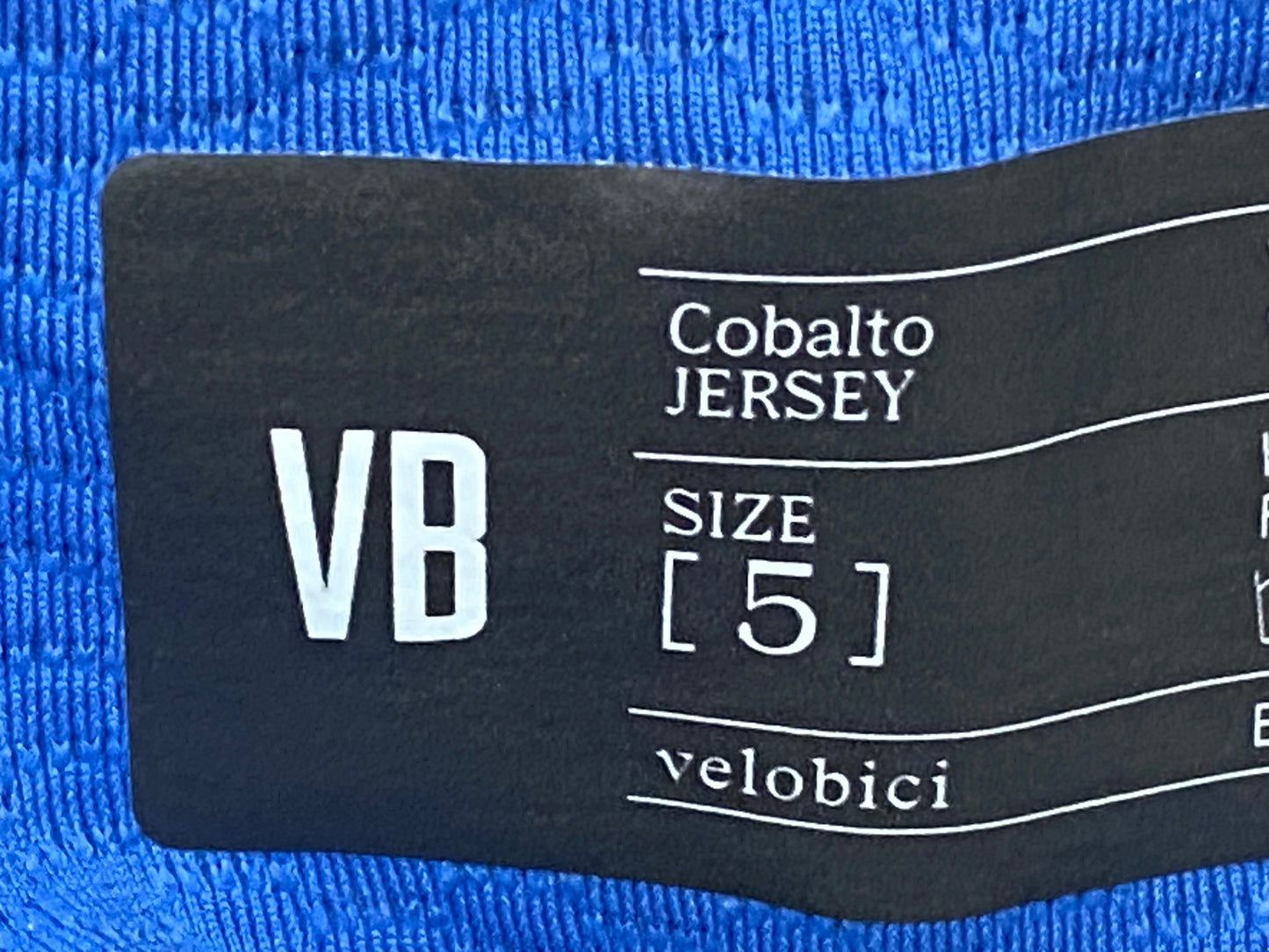 IO516 ヴェロビチ velobici COBALTO JERSEY 半袖 サイクルジャージ 青 5