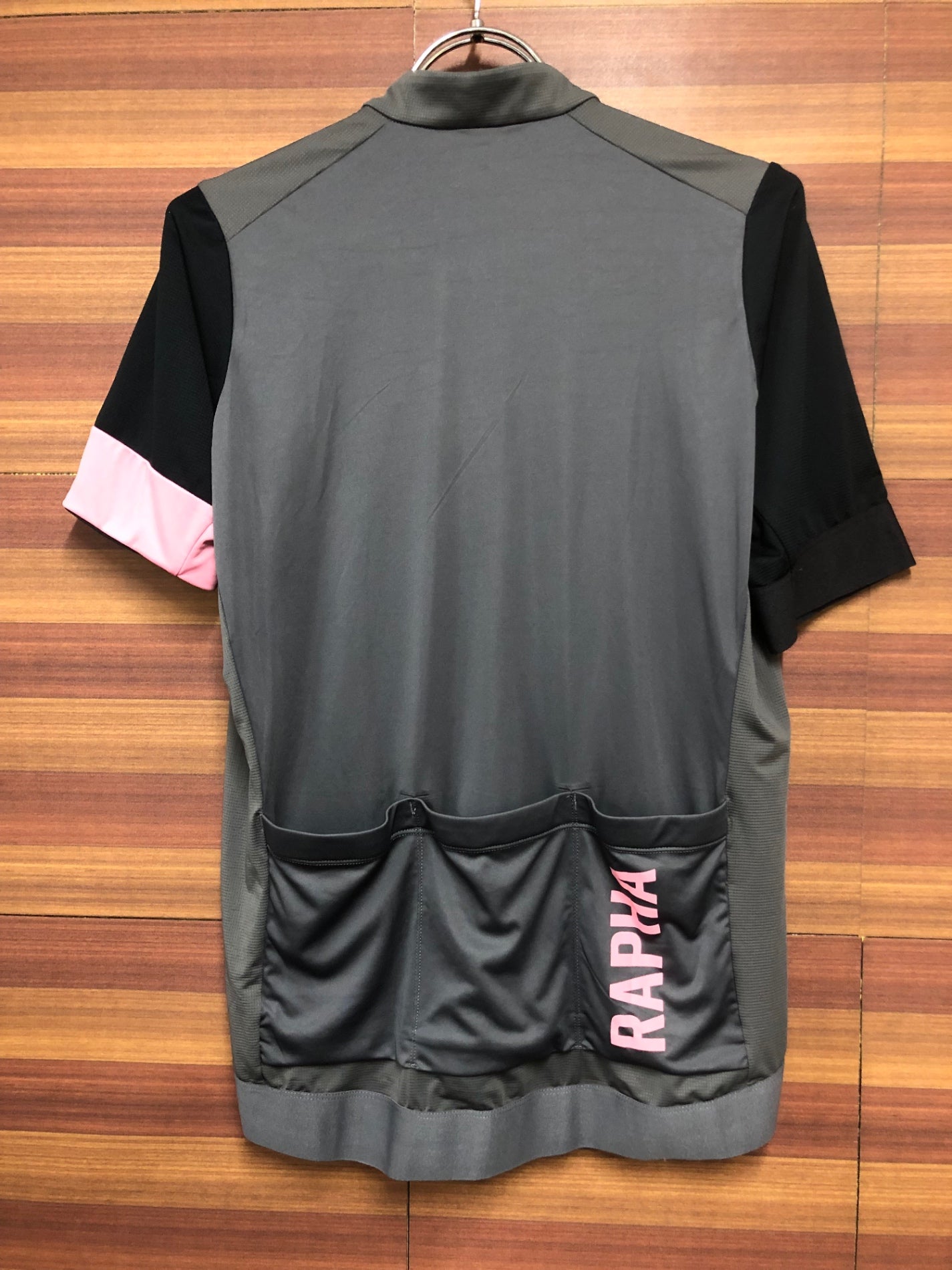 IE678 ラファ Rapha PRO TEAM TRAINING JERSEY 半袖 サイクルジャージ グレー L