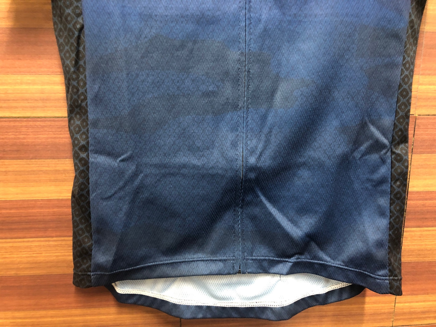 IU724 カペルミュール KAPELMUUR × Y's Road京都 半袖 サイクルジャージ 青 黒 M