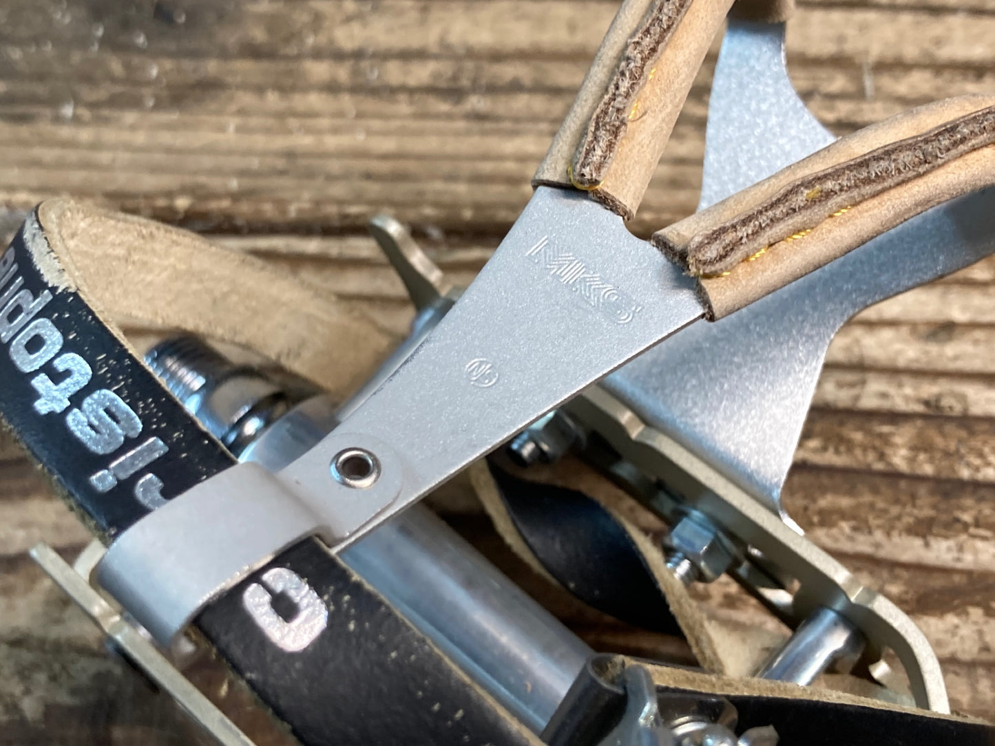 IQ926 三ヶ島 MKS SYLVAN トークリップ フラットペダル zefal製ストラップ