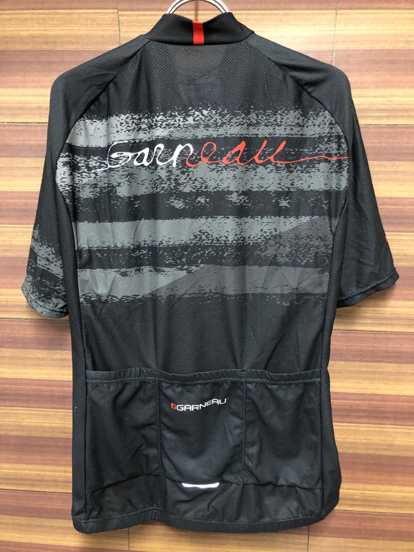 IR924 ガノー GARNEAU 半袖 サイクルジャージ 黒 M