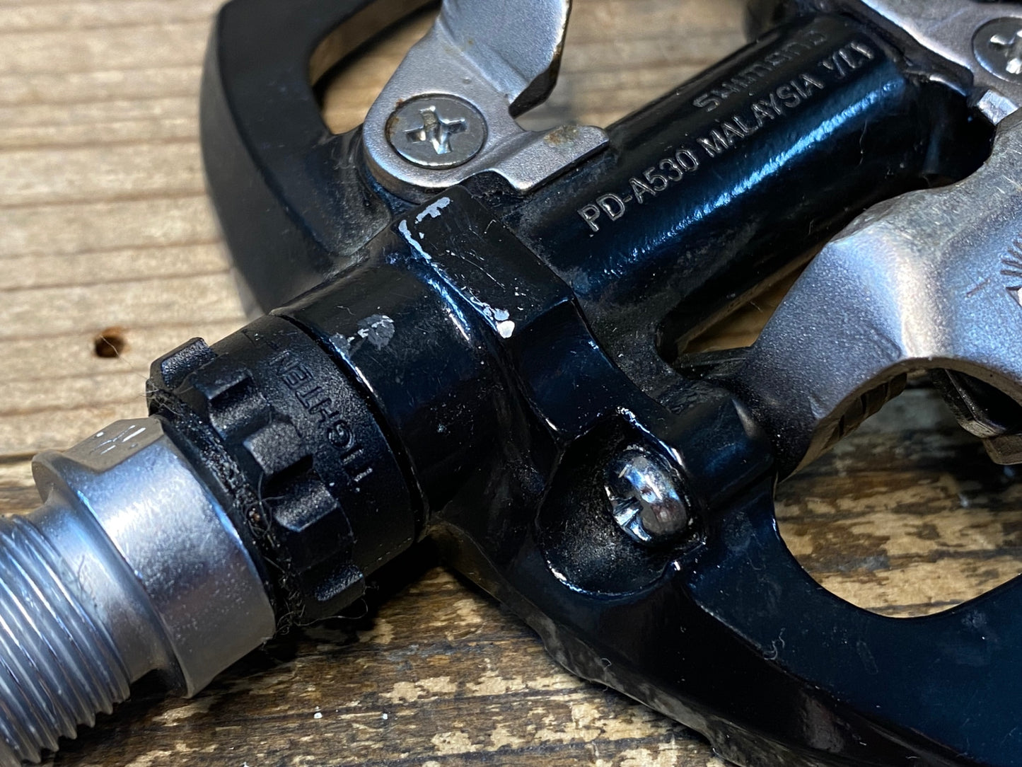 IY606 シマノ SHIMANO PD-A530 ビンディングペダル SPD 黒