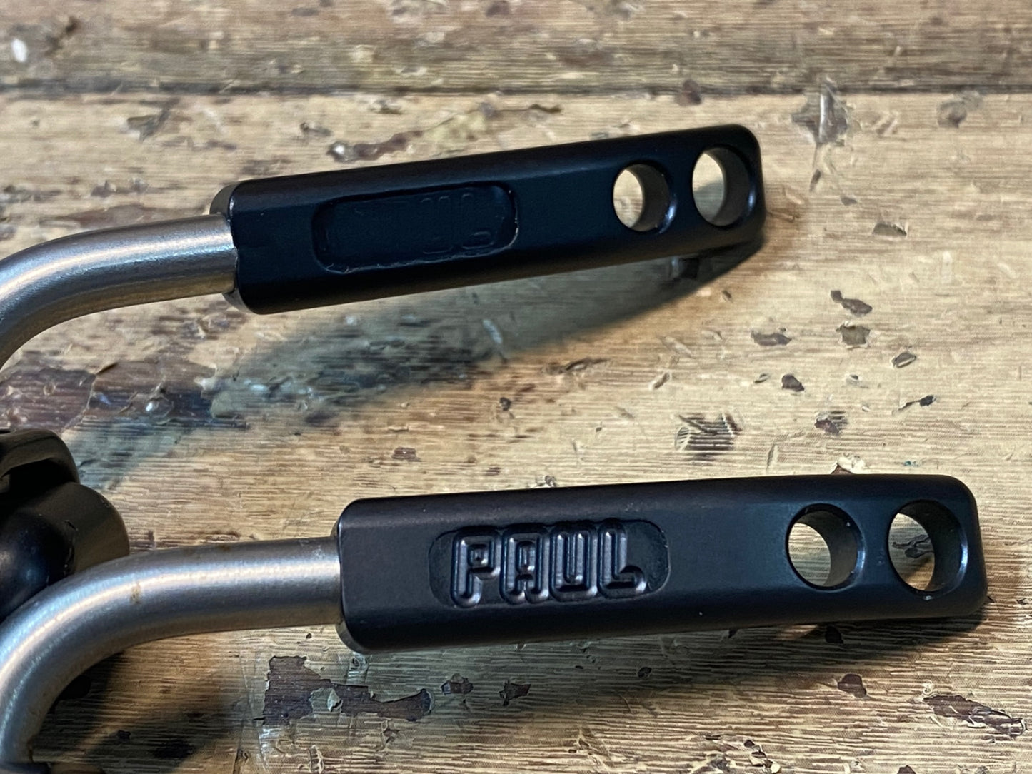 IL542 ポールコンポーネント PAUL COMPONENT QUICK RELEASE SKEWER 黒 前後セット ※リア側エラー品、刻印不良