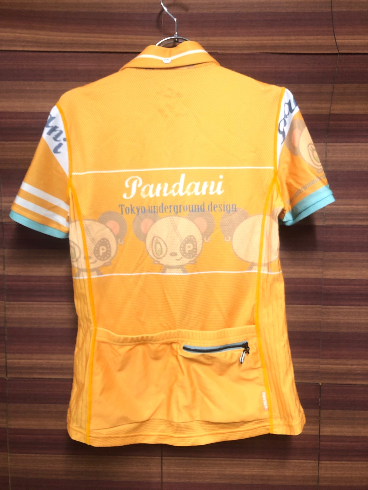IP988 パンダーニ pandani 半袖 サイクルジャージ オレンジ L