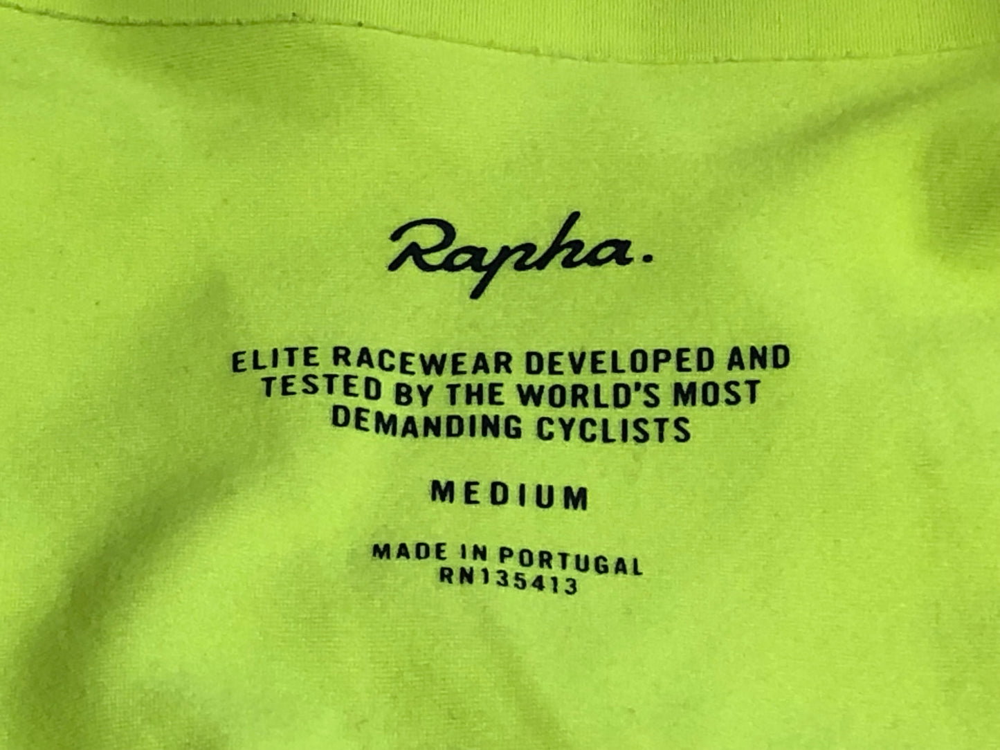 IO419 ラファ Rapha PRO TEAM LONG SLEEVE THERMAL JERSEY 長袖 サイクルジャージ M 黄