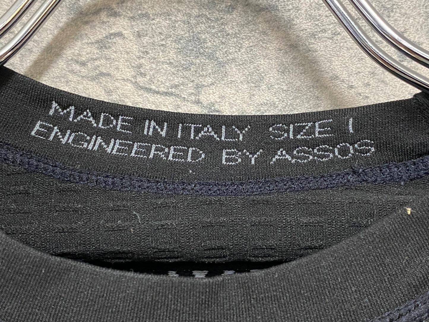 JB296 アソス assos SKINFOIL 2.4 長袖 ベースレイヤー 黒 SIZE1 SPRING/FALL