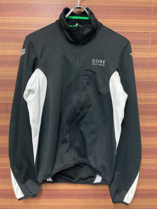 HS526 ゴアバイクウェア GORE BIKE WEAR 長袖 サイクルジャケット 黒 M 裏起毛