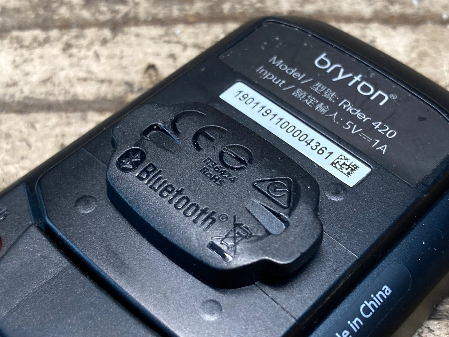 IK581 ブライトン bryton Rider 420 サイクルコンピューター ケイデンスセンサー 起動確認済