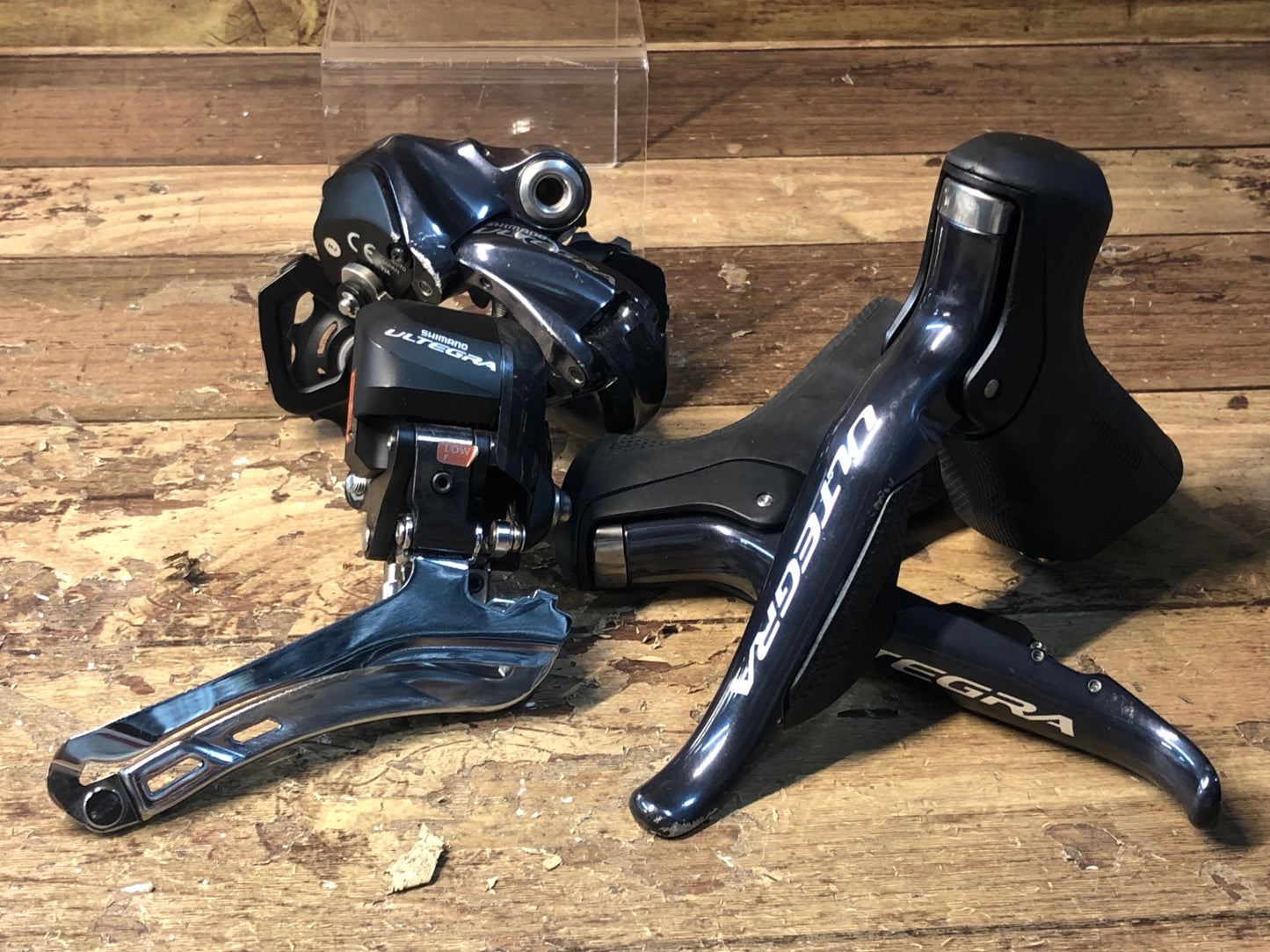 HV733 シマノ SHIMANO アルテグラ ULTEGRA 6870 Di2 11s FD RD STI 電動変速セット ※動作確認済み