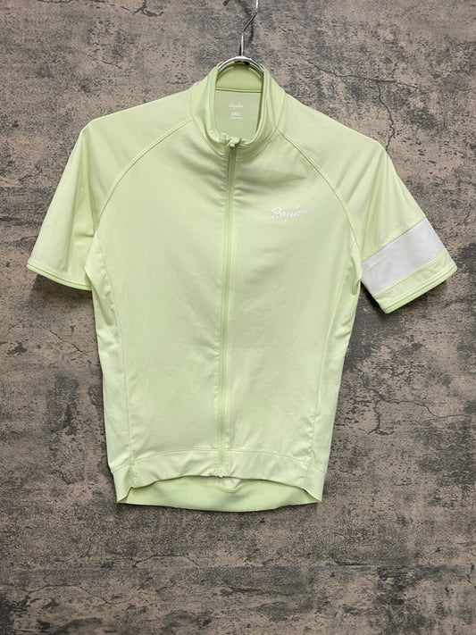IZ735 ラファ Rapha CORE JERSEY 半袖サイクルジャージ 黄緑 S
