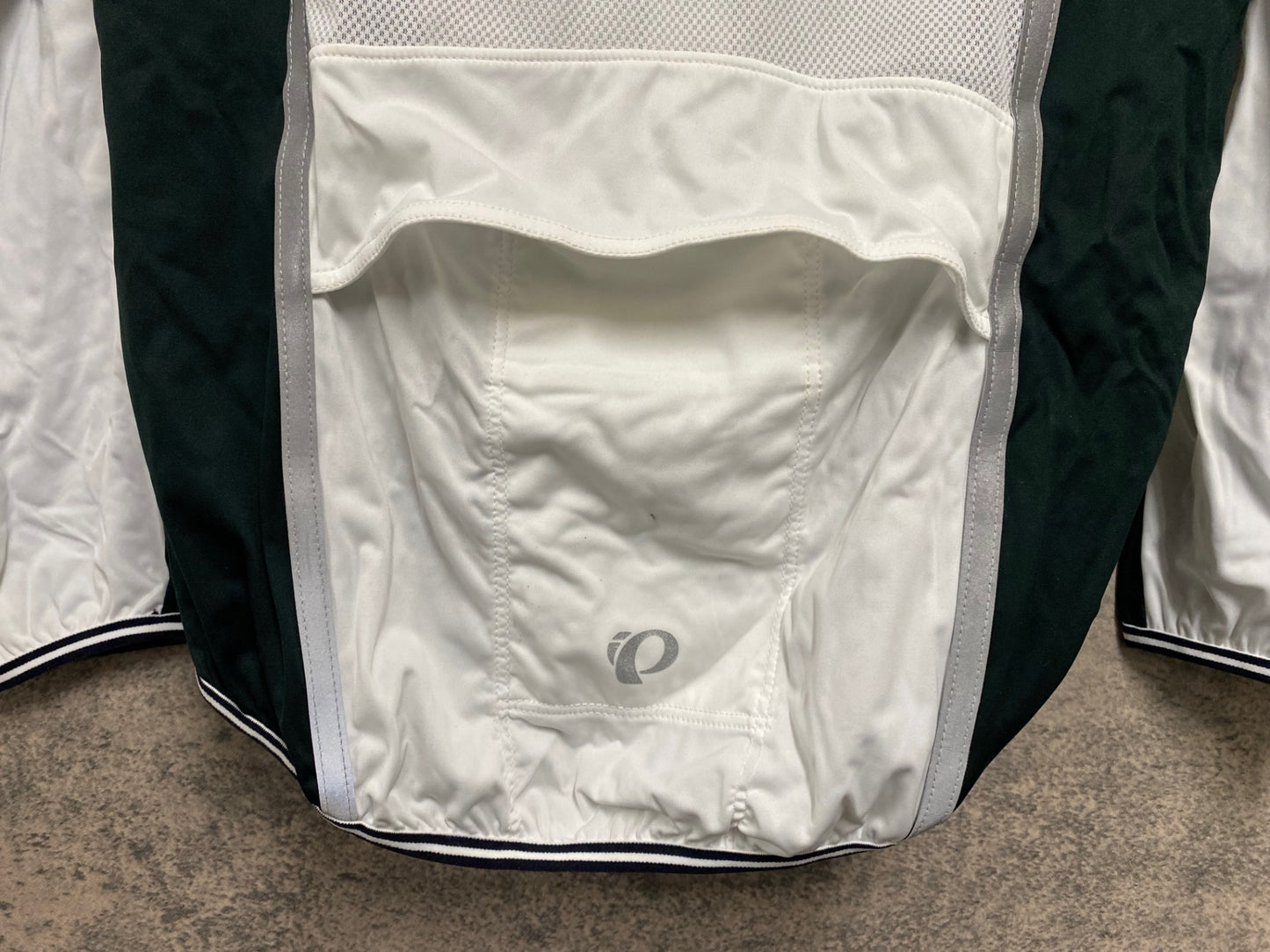 JD265 パールイズミ PEARL iZUMi 長袖 ウィンドブレーカー 白 黒 S